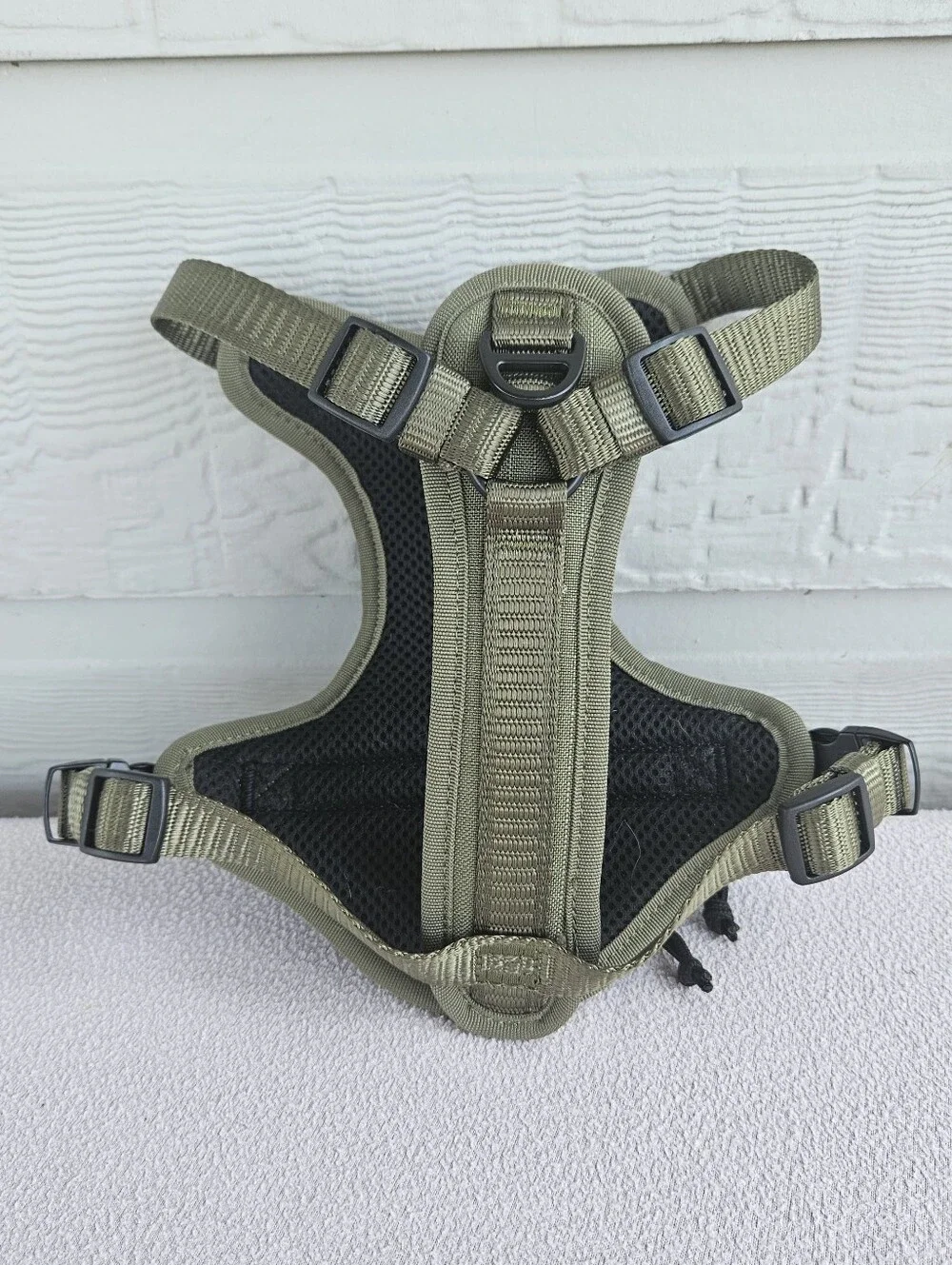 Kong Army Green Poop Bag Dog Harness Size Small Padded Handle